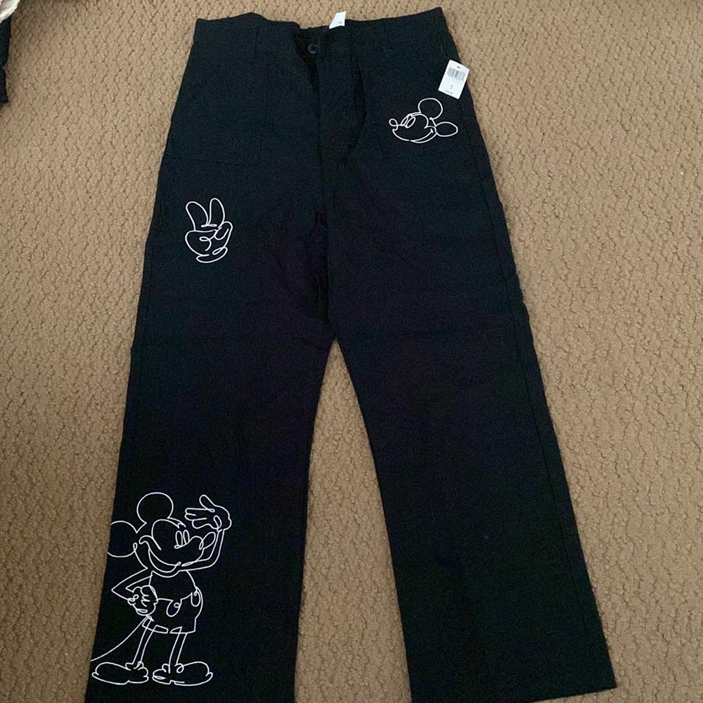 Mickey embroidered pants
